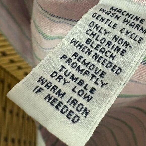 Lauren Ralph Lauren Pink And Green Stripe Button Down Shirt Size 4XLT - Picture 7 of 7